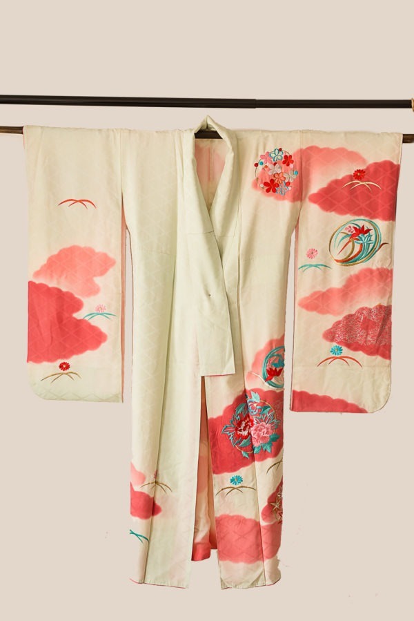 Kimono Furoside vintage en soie