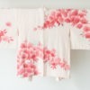 Kimono vintage haori blanc sakura – Image 2