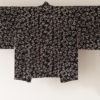 Haori noir et blanc motif papillons – Image 2