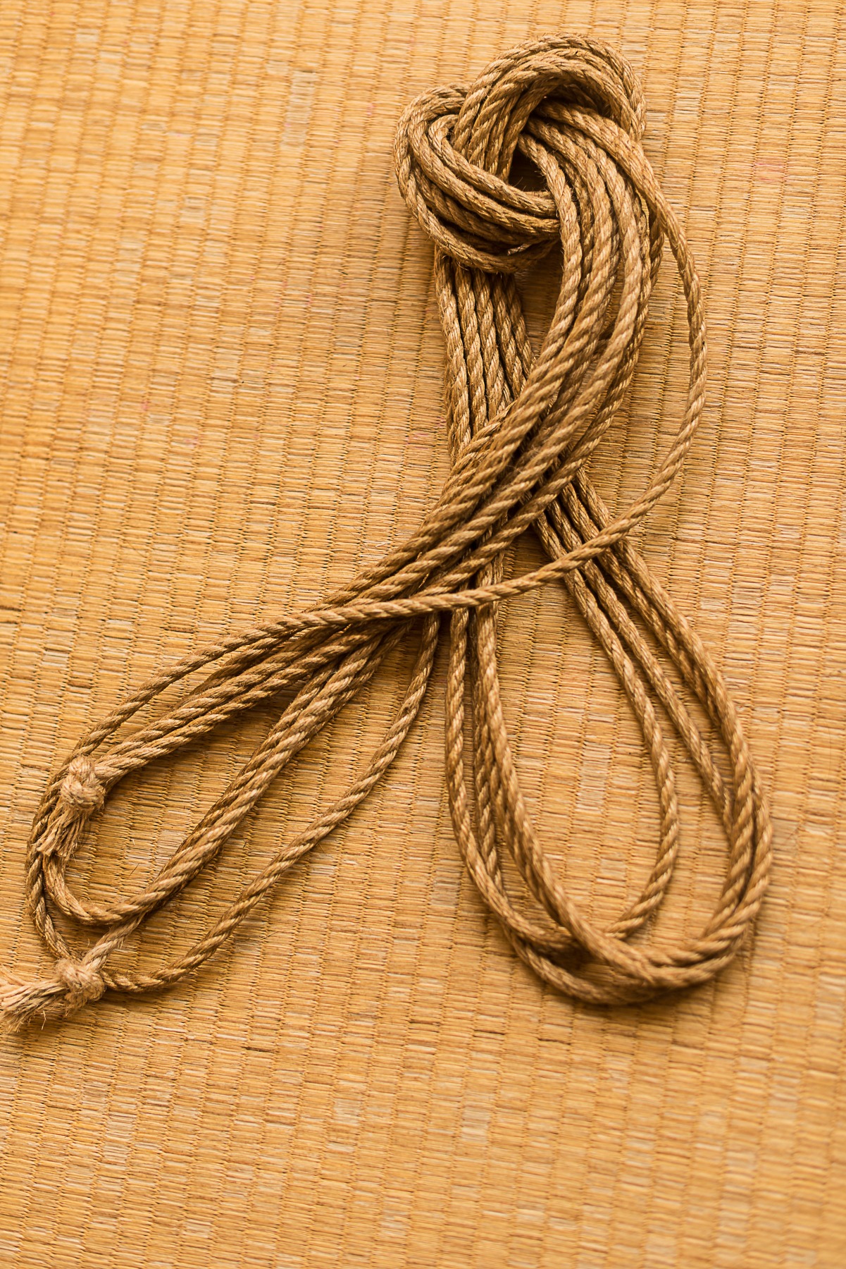 Corde ROUGE pour le shibari en jute 6mn/8 M