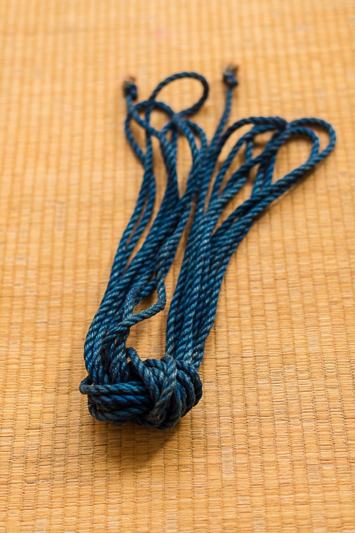 Corde Shibari Ogawa Bleue 8 m 6 mm Kinbaku Lovers cordes Shibari