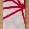 Collant blanc Shibari corde rouge – Image 2