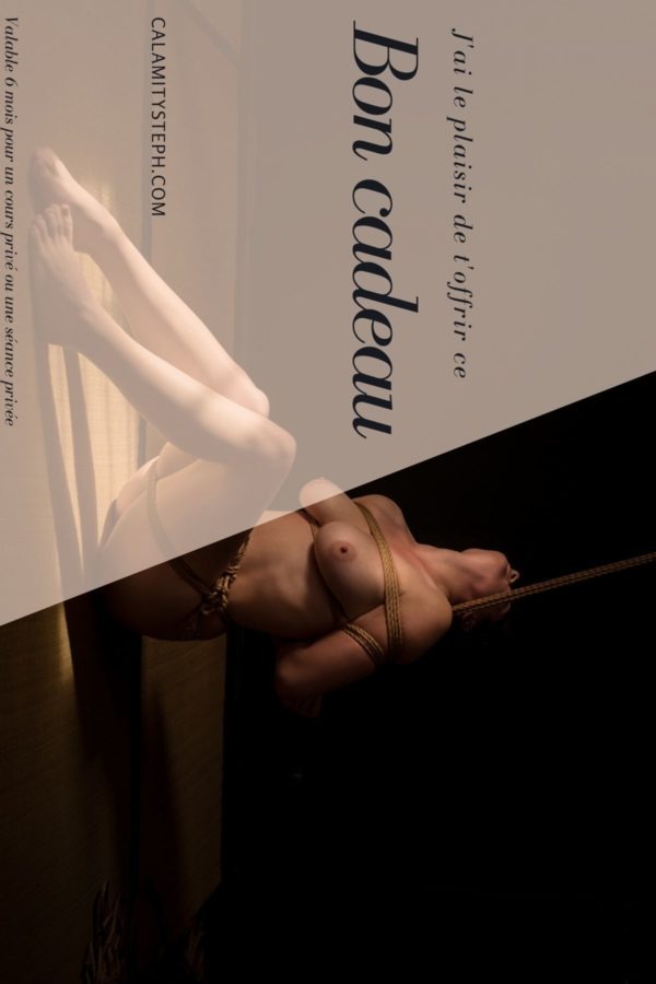 Bon cadeau pour une séance privée de Shibari